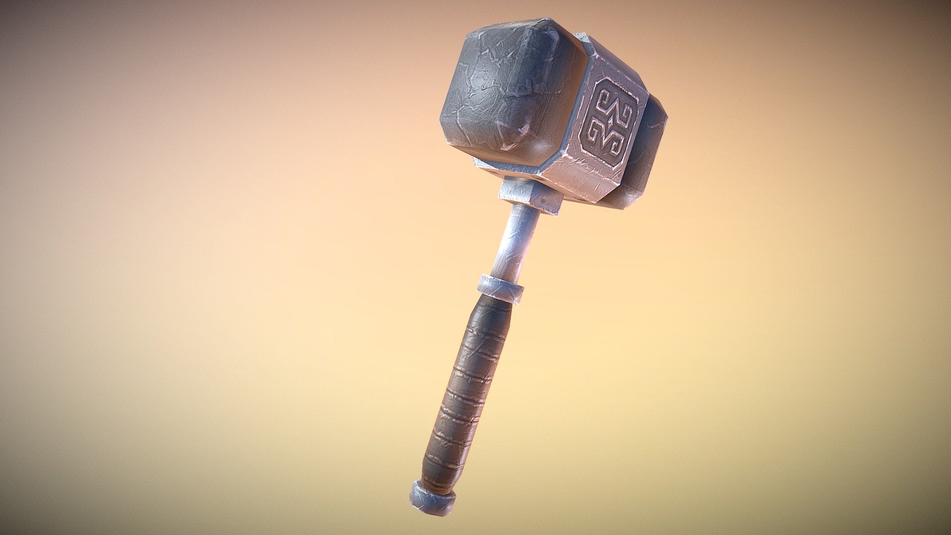 Hammer Textured - 3D model by Hajmineh [3246de6] - Sketchfab