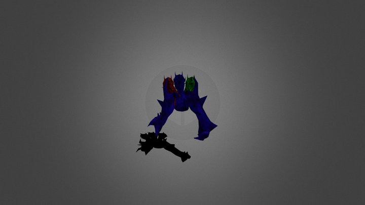 Clouds Gorilla Horror Jolly Rancher 3D Model