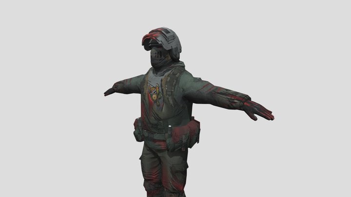FSB 2019 Zombie 3D Model