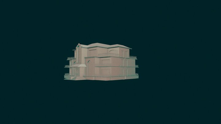 6 Unit Mini Apartment Design by Amir Arya 3D Model