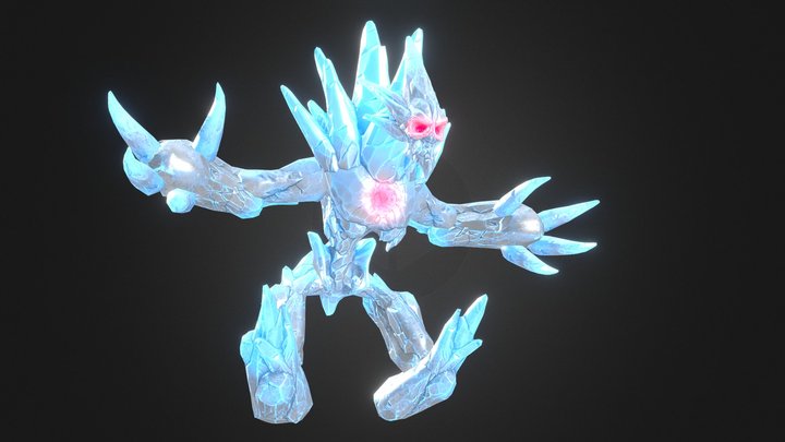 Ice Golem - Ice Quest 3D Model