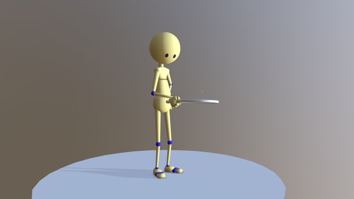 AniMaytion '19: No. 1 & 2 - Idle Bounce 3D Model