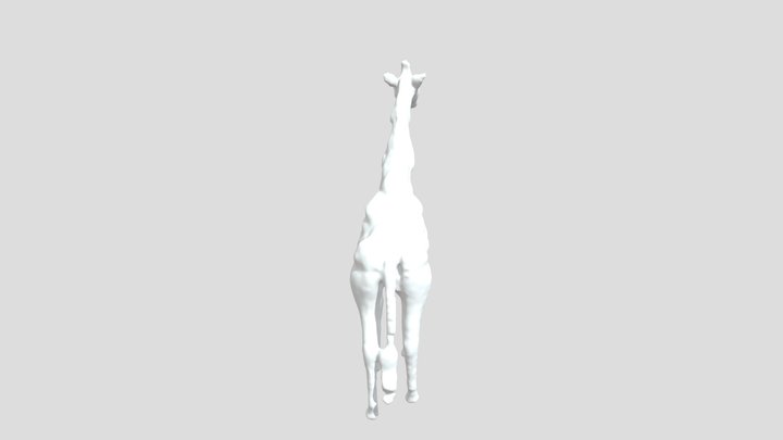 Giraffe corcodile 3D Model