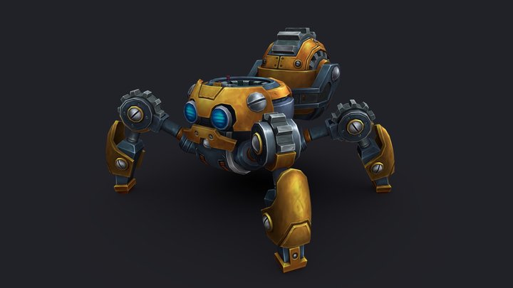 (Fan Art)Mechagon Spider Tank 3D Model