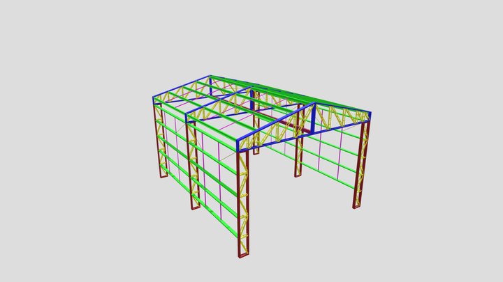3D FÁBRICA INDUSTRIAL 3D Model
