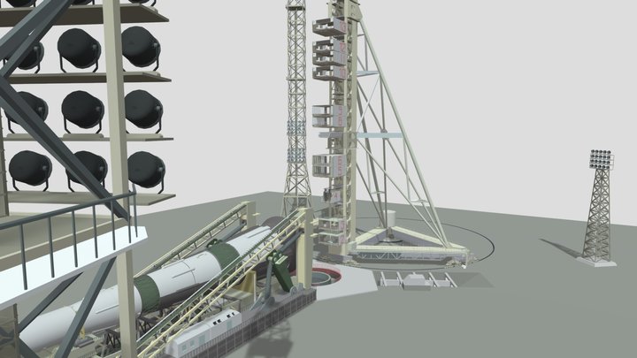 USSR_Launch_site 3D Model