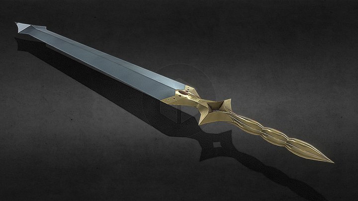 Seven Deadly Sins Excalibur 3D Model