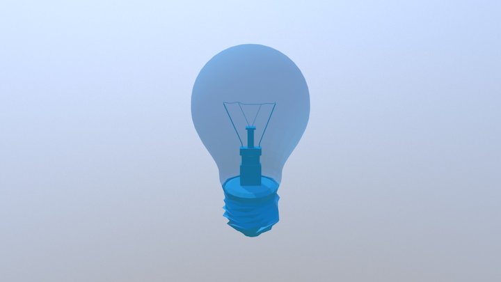 Lightbulb - Low Poly 3D Model