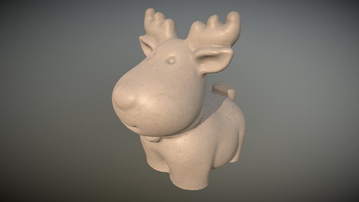 Marble moose – Modello 3D gratuito STL
