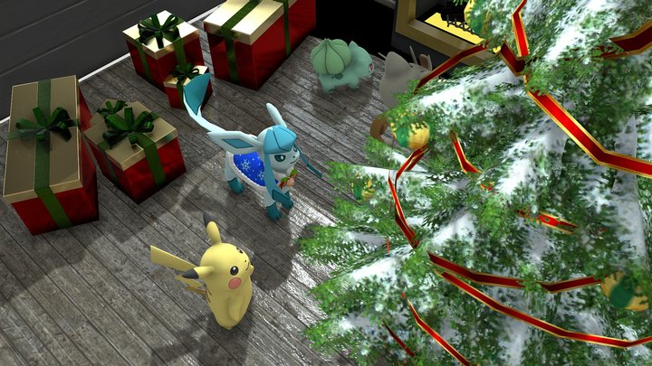 Glaceon's Christmas Miracle 🎄 3D Model