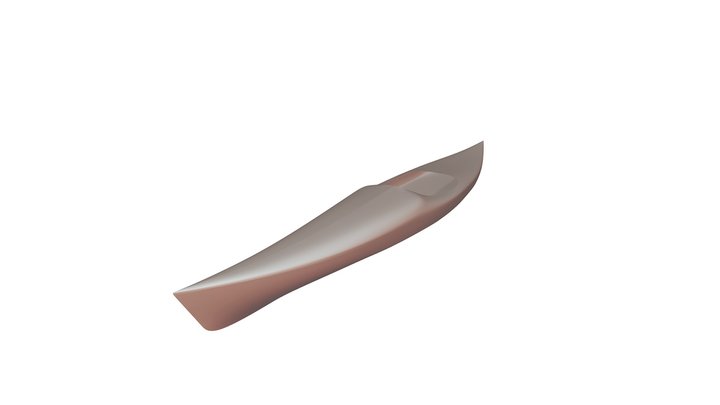 All Water 13 - Strip Built Kayak - 3D Model 3D Model