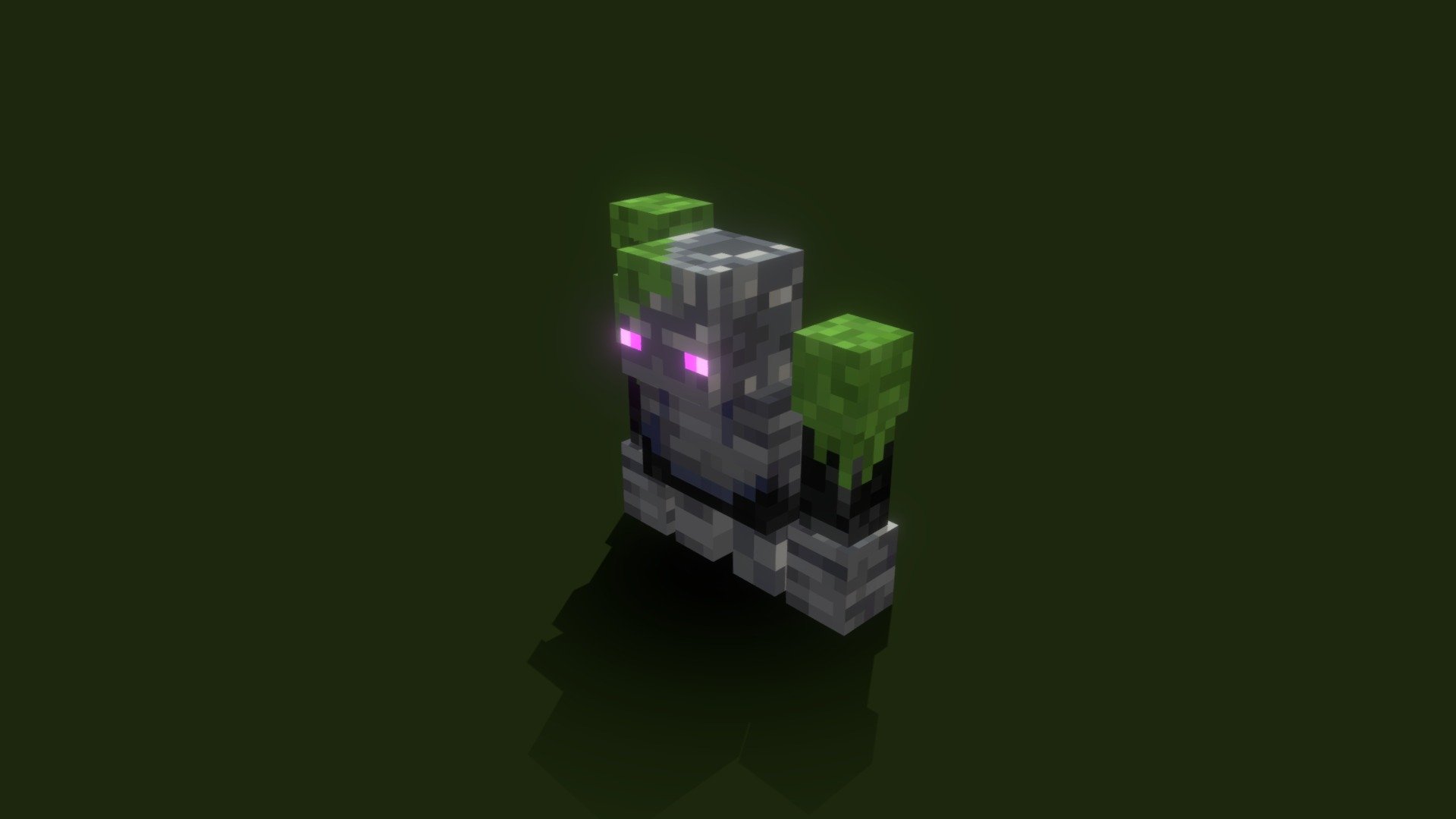 Deepslate Golem Minecraft model 3D model by TBPSmc [32521d0