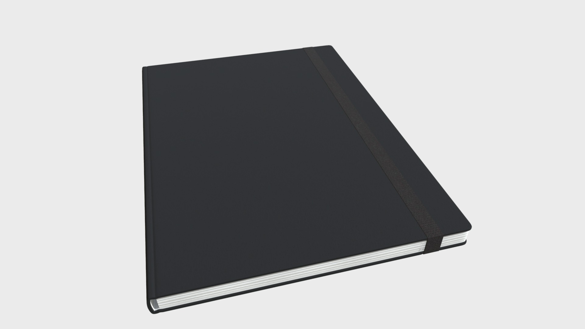 3D model Sketchbook - This is a 3D model of the Sketchbook. The 3D model is about a black tablet with a blank screen.
