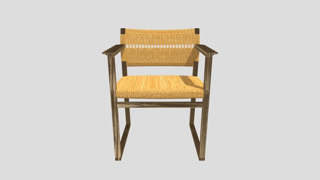 Fredericia Bm62 Cane Wicker