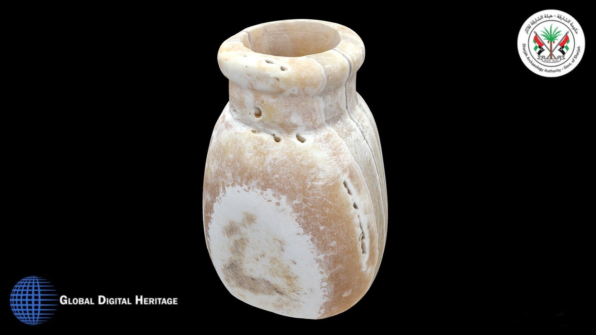 Calcite Vase No. 14, Mleiha, Sharjah, UAE.