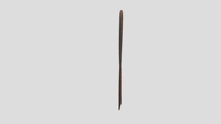 Broken Oar - Blade 3D Model