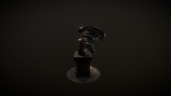 Xenomorph Runner From Pressure test of AIV 3D Model