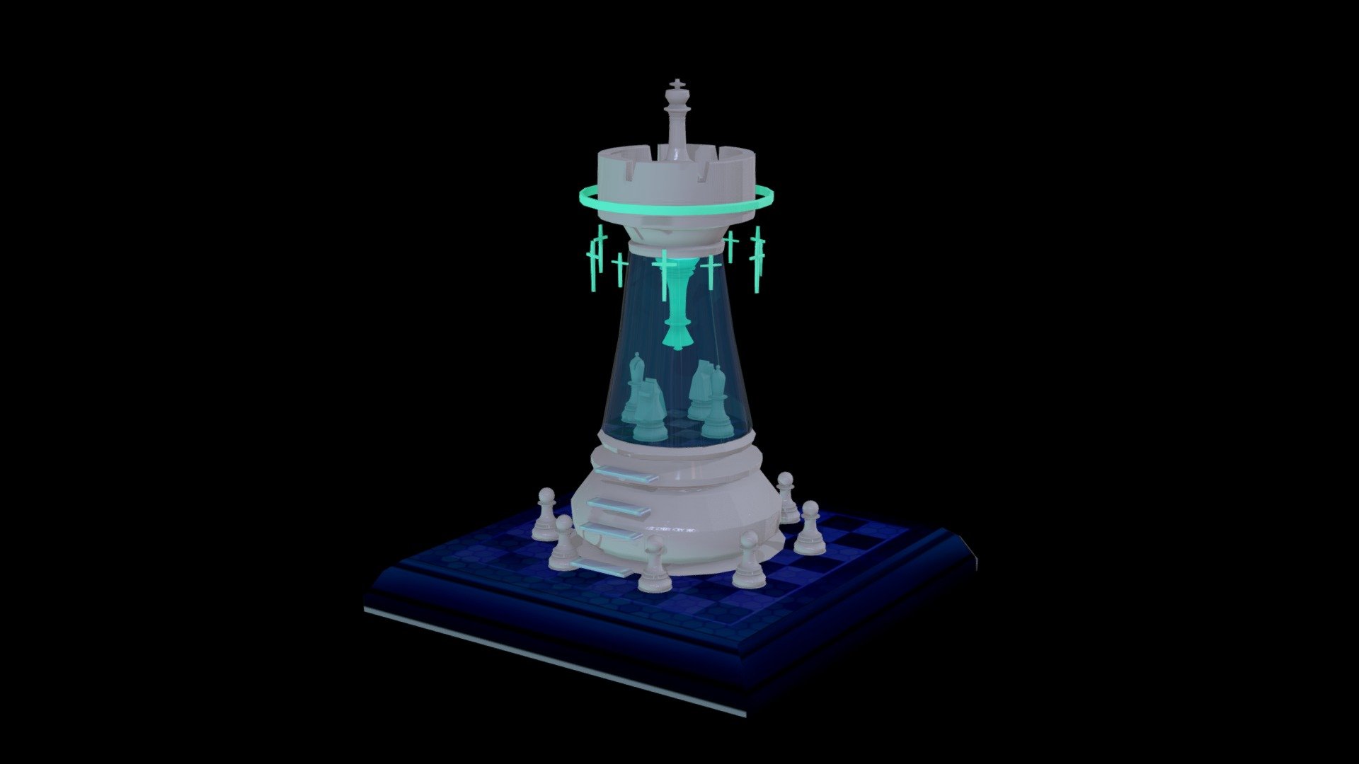 chess diorama