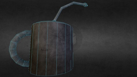 Tin Can Model for Garage 3D Model