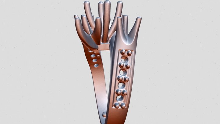 Flame Mesh 3D Model