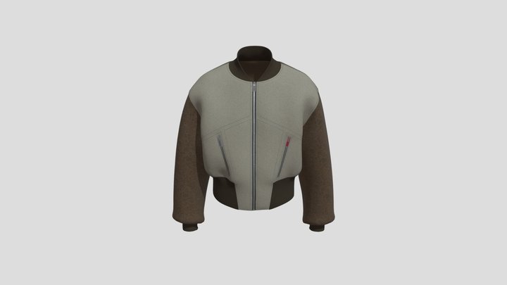 Bomber Jacket 3D Model