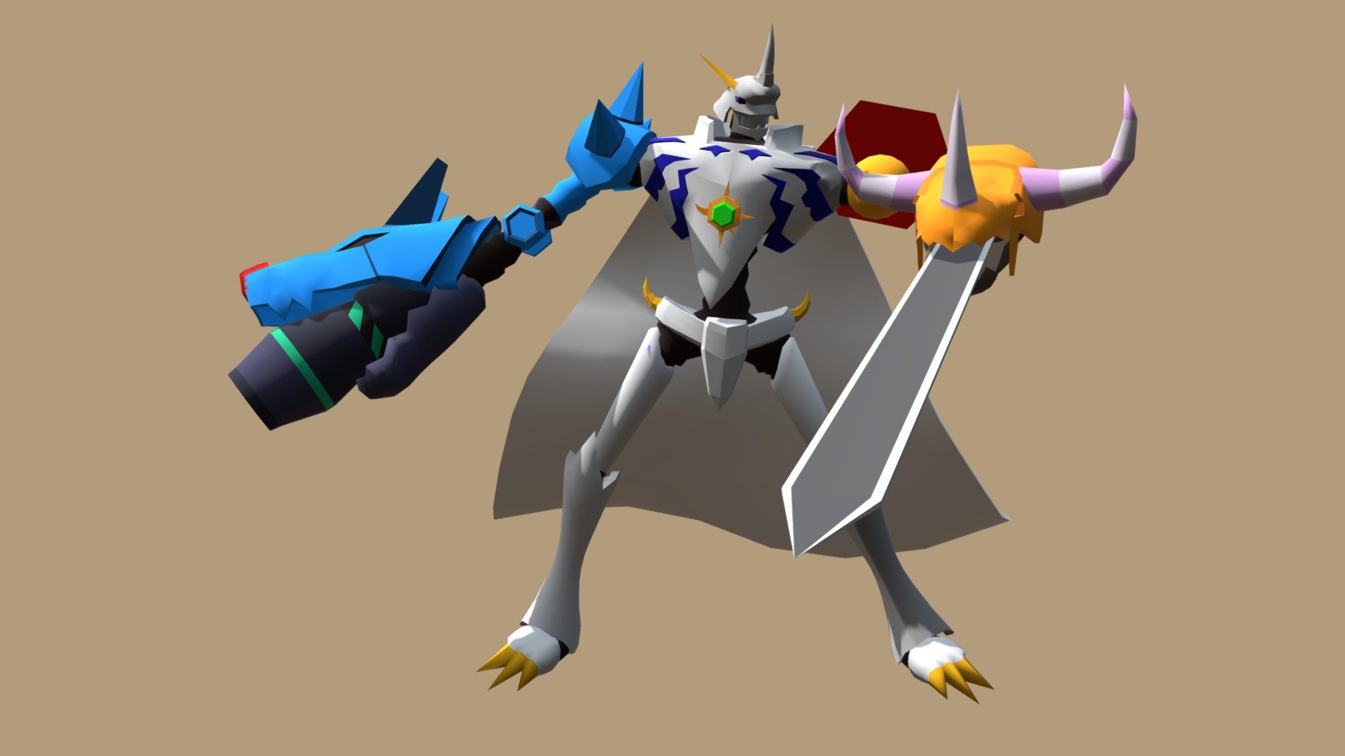 Omegamon Lowpolly