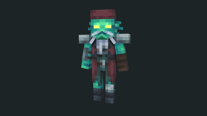 Ad Astra! - Moon Pirate 3D Model