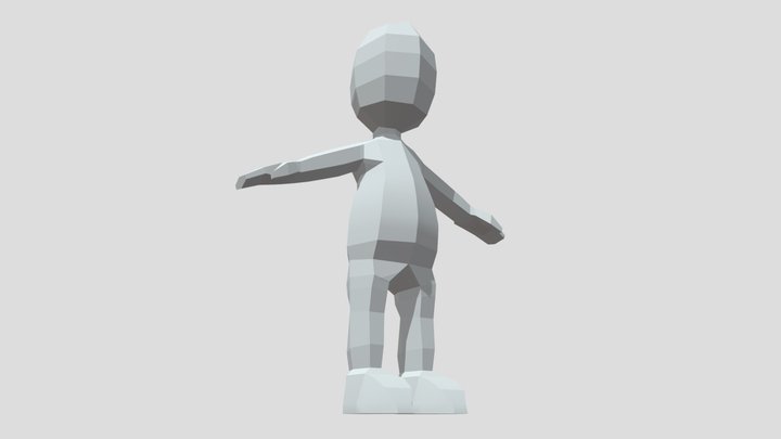 Spoonman Sketch Fab 3D Model