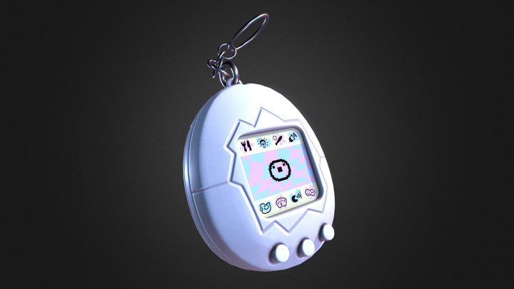 Tamagotchi 3D Model