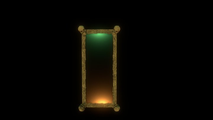 Skull mirror 3D Model
