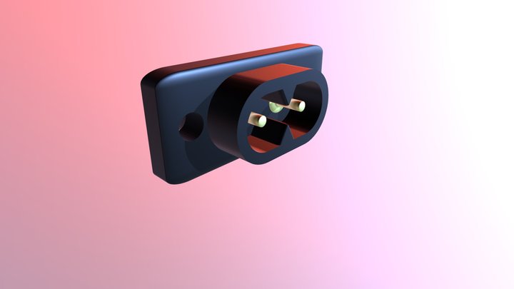 Female Plug 3D Model