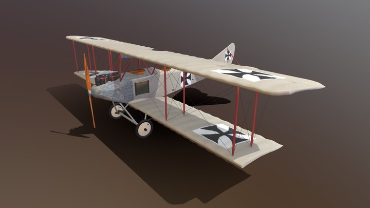 Albatros B.II – Modello 3D gratuito STL