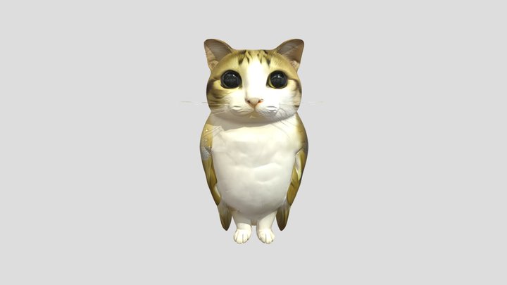 Meowl 3D Model