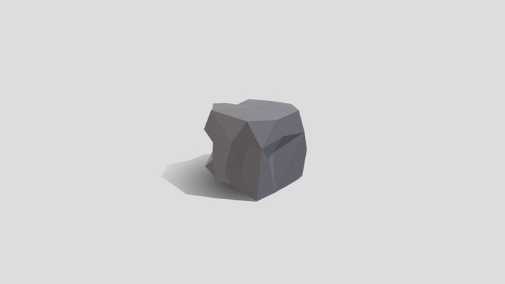 Rock 1 - Low poly 3D Model