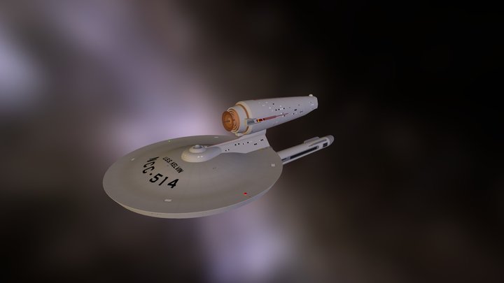 Kelvin Class late TOS 3D Model