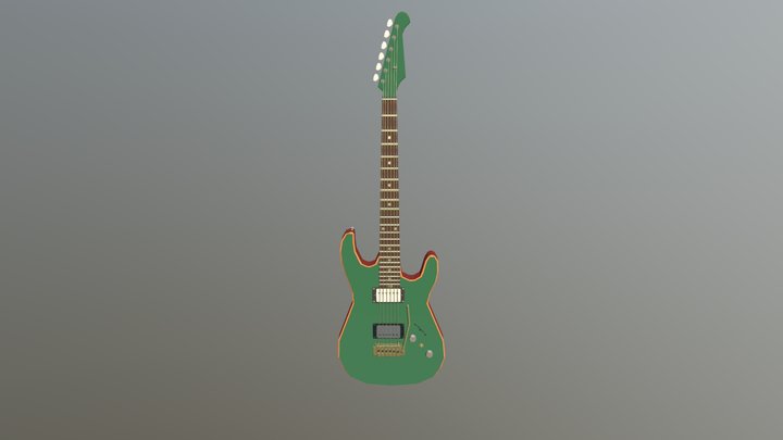 Guitar 3D Model