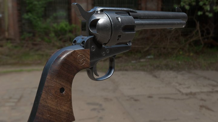 Colt 45 Steel Regular Used 3D Model