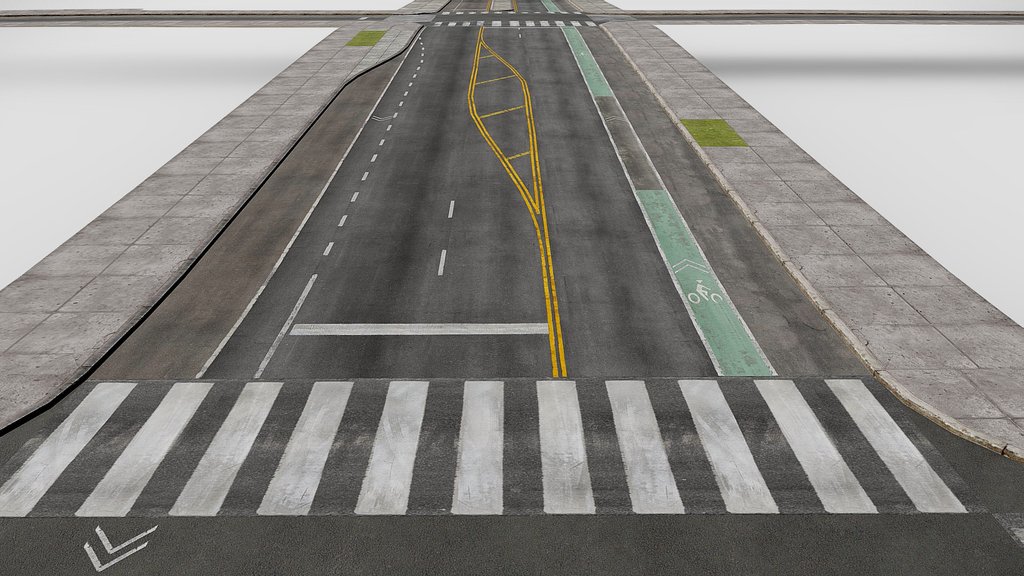 [FREE] City Road Layout Mockup