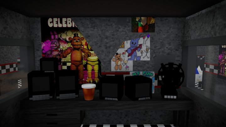 fnaf_1_map 3D Model