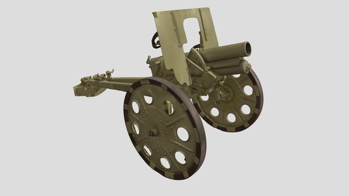 Howitzer 3D Model