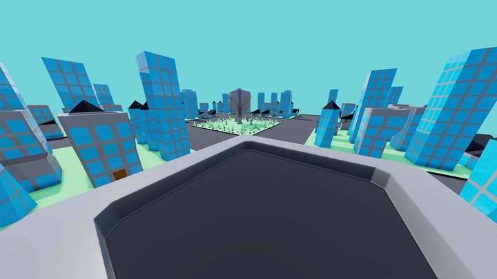VR Sculpture Park 3D Model
