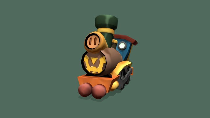 Spirit Tracks Train 3D Model