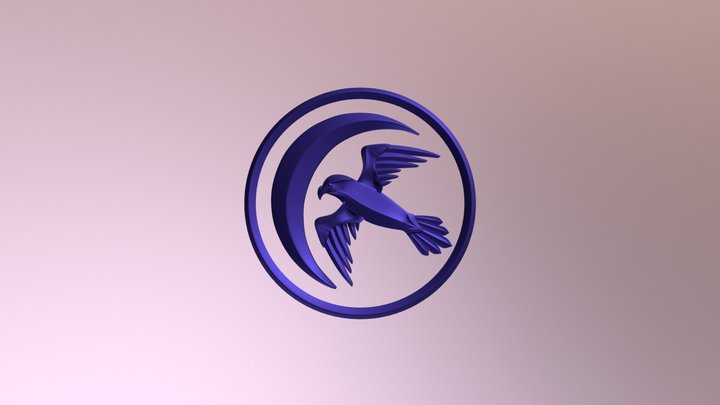 Game of thrones coat of arms Arryn 3D Model