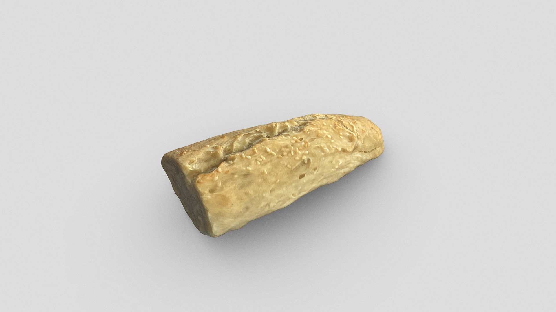 Home made baguette - cut