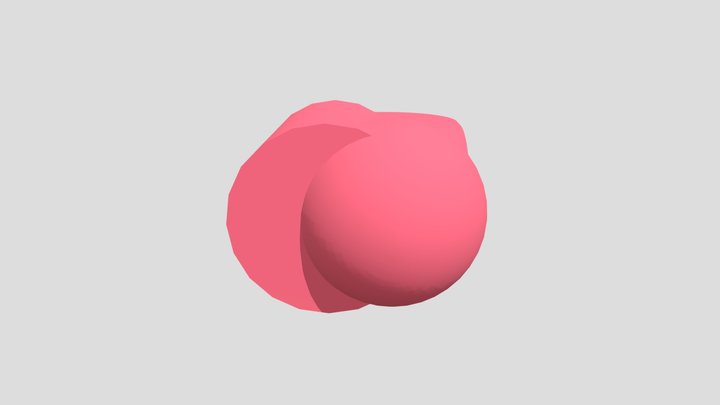 Pink House 3D Model
