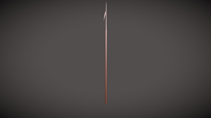 Finished Harpoon 3D Model
