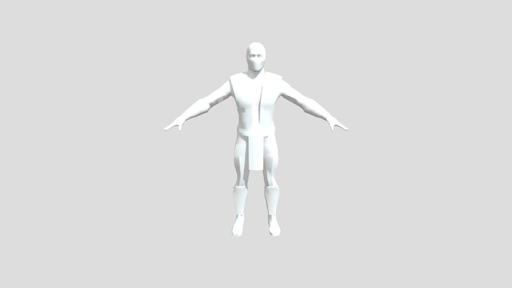 MOTAL KOMBAT  Hanzo Hasashi Scorpion Klassic 3D Model