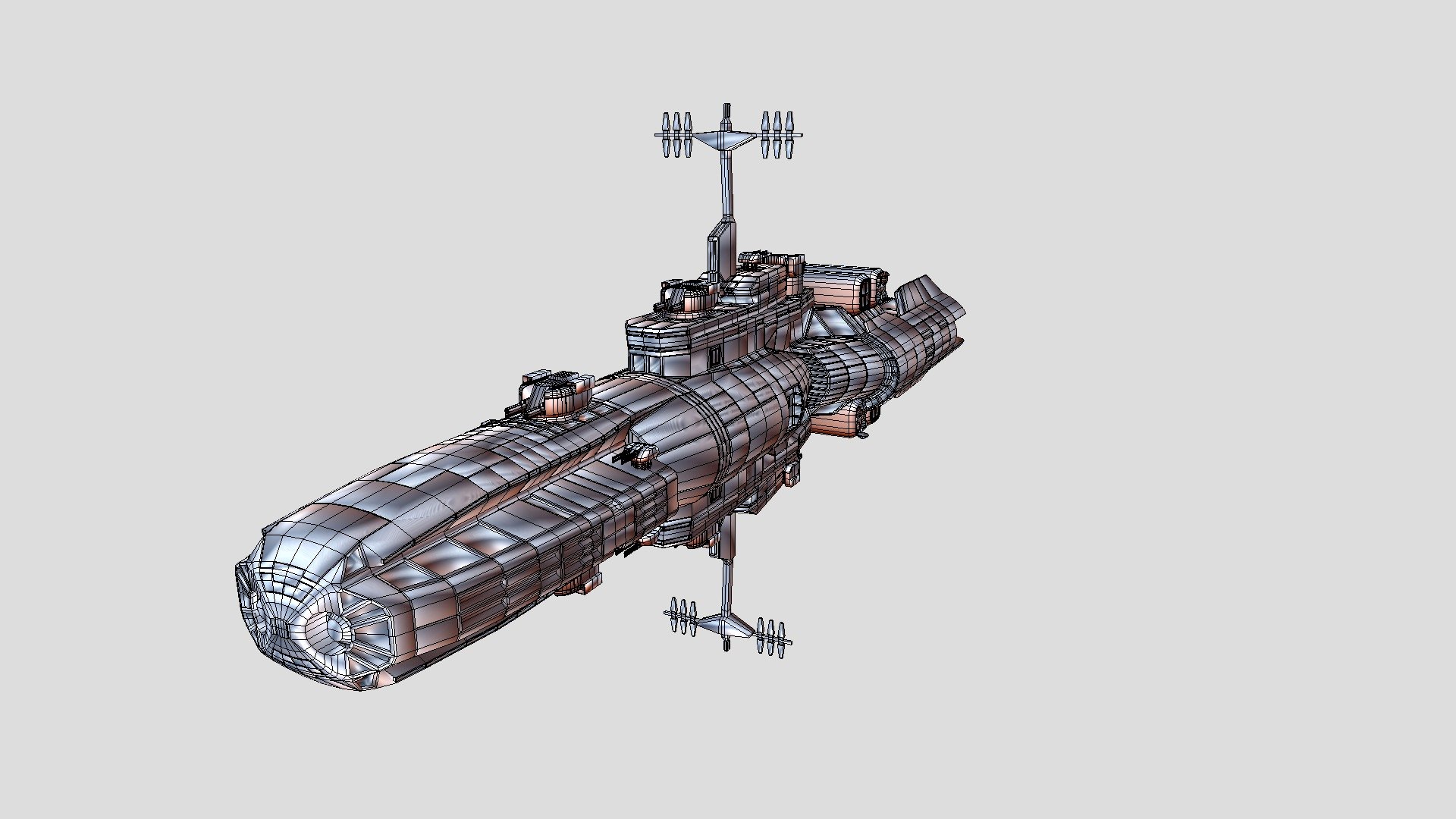 Magnetar-class Destroyer - 3D model by AdmiralKew [3268a68] - Sketchfab