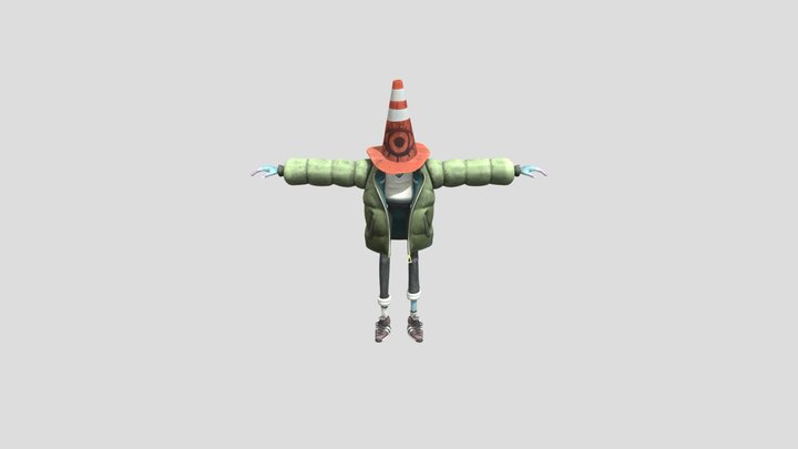 Coned Hello Neighbor 3 3D Model