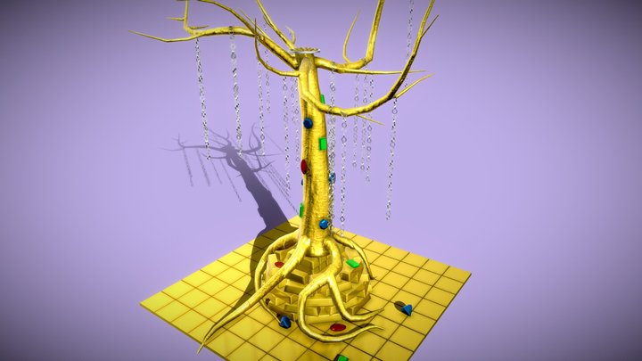 The Tree of Infinite Wealth 3D Model